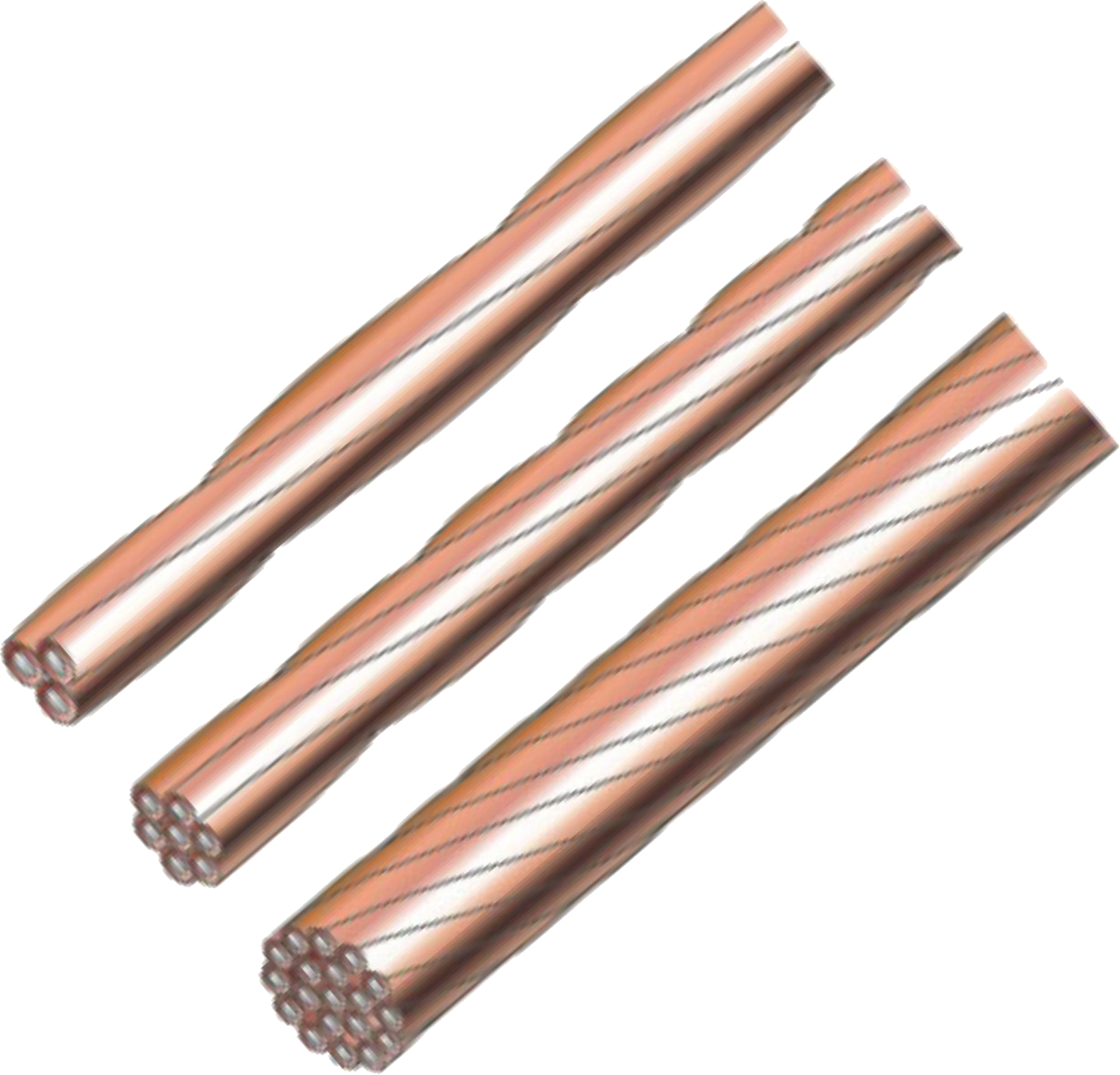 Cable multiramas acero cobre